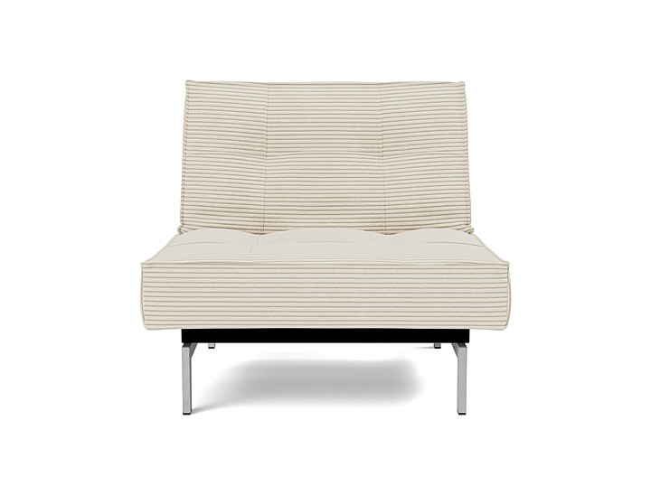 Fotoliu recliner Splitback Chrome 115x90cm, tesatura la alegere
