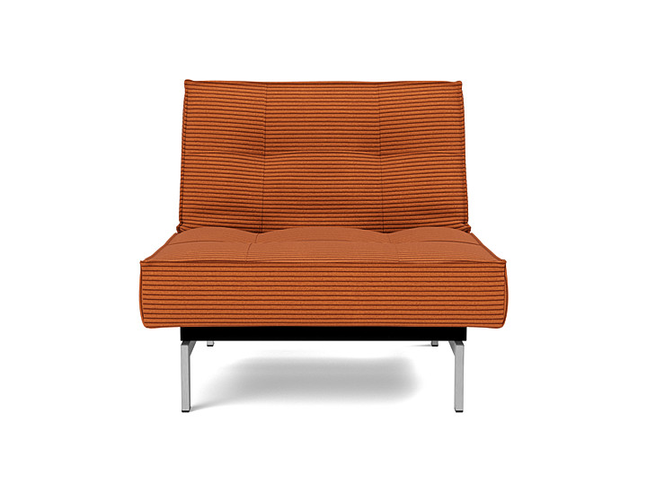 Fotoliu recliner Splitback Chrome 115x90cm, tesatura la alegere