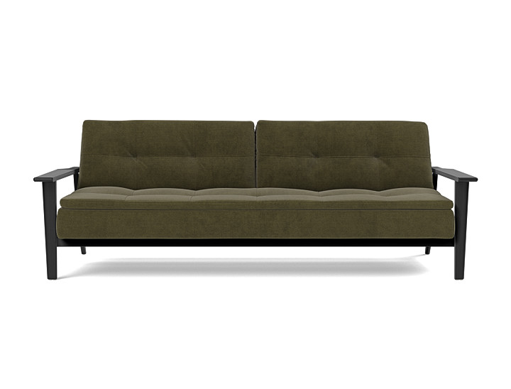 Canapea extensibila Dublexo Frej Oak 115x210cm, tesatura la alegere