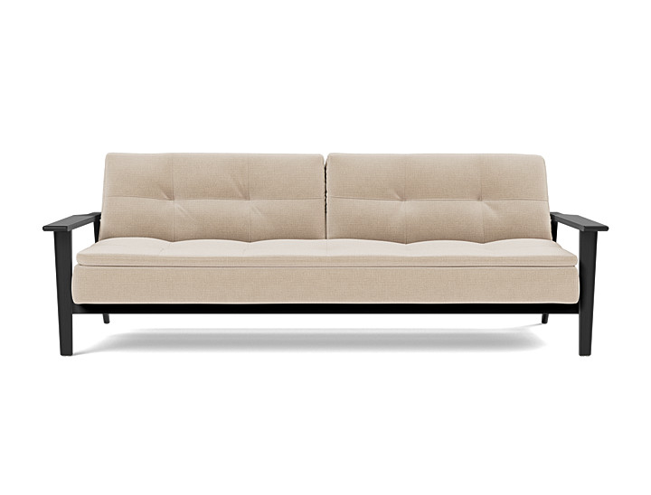 Canapea extensibila Dublexo Frej Oak 115x210cm, tesatura la alegere