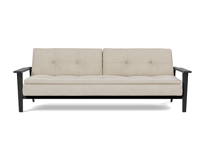 Canapea extensibila Dublexo Frej Oak 115x210cm, tesatura la alegere