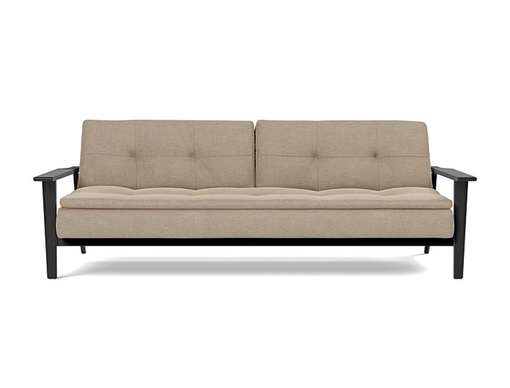 Canapea extensibila Dublexo Frej Oak 115x210cm, tesatura la alegere