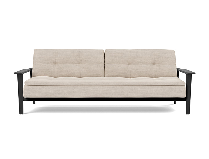 Canapea extensibila Dublexo Frej Oak 115x210cm, tesatura la alegere