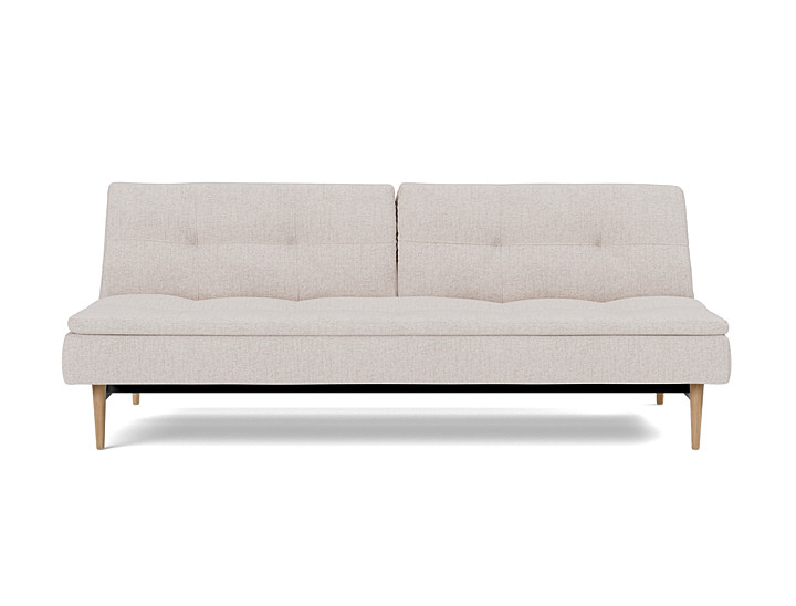 Canapea extensibila Dublexo Styletto Light Wood 115x210cm, tesatura la alegere