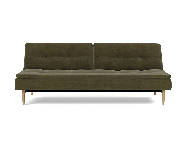 Canapea extensibila Dublexo Styletto Dark Wood 115x210cm, tesatura la alegere