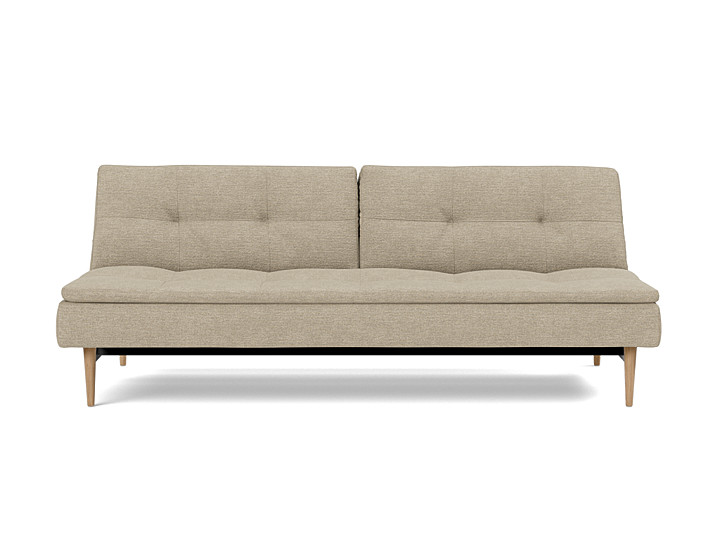 Canapea extensibila Dublexo Styletto Light Wood 115x210cm, tesatura la alegere