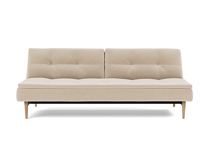 Canapea extensibila Dublexo Styletto Light Wood 115x210cm, tesatura la alegere