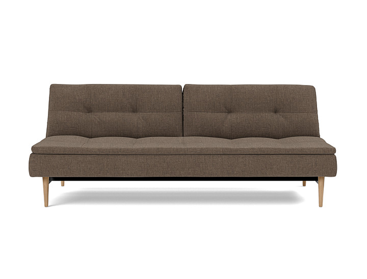 Canapea extensibila Dublexo Styletto Light Wood 115x210cm, tesatura la alegere