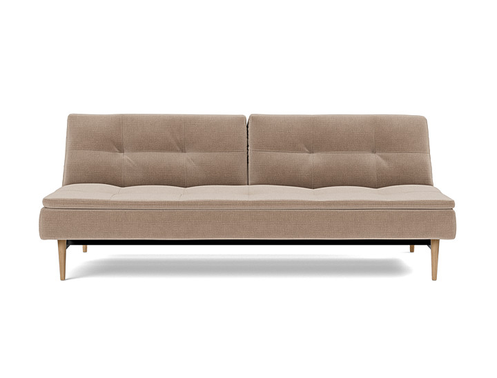Canapea extensibila Dublexo Styletto Dark Wood 115x210cm, tesatura la alegere
