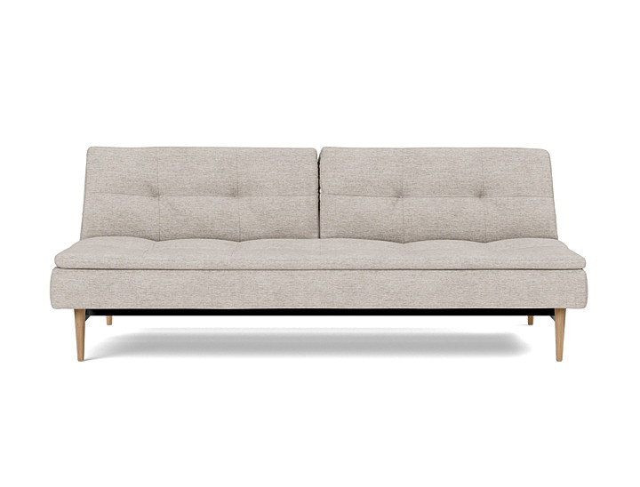Canapea extensibila Dublexo Styletto Light Wood 115x210cm, tesatura la alegere