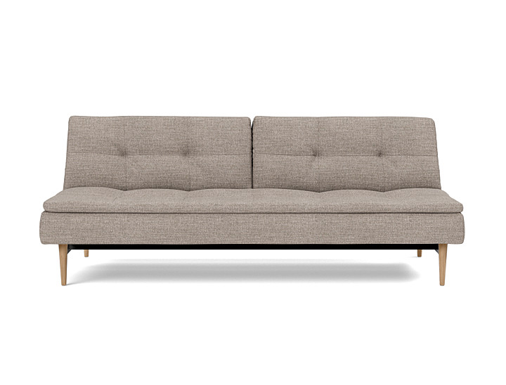 Canapea extensibila Dublexo Styletto Light Wood 115x210cm, tesatura la alegere