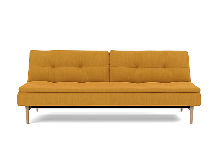 Canapea extensibila Dublexo Styletto Light Wood 115x210cm, tesatura la alegere