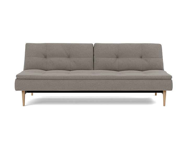 Canapea extensibila Dublexo Styletto Dark Wood 115x210cm, tesatura la alegere