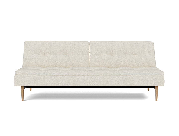 Canapea extensibila Dublexo Styletto Light Wood 115x210cm, tesatura la alegere