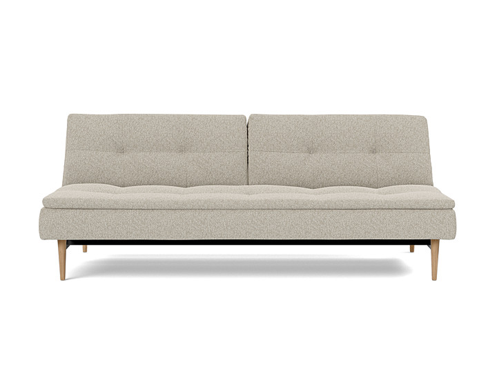 Canapea extensibila Dublexo Styletto Light Wood 115x210cm, tesatura la alegere