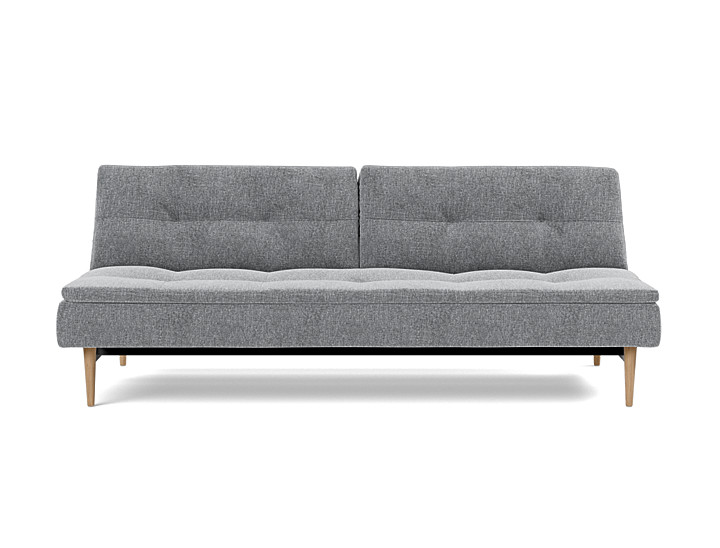Canapea extensibila Dublexo Styletto Light Wood 115x210cm, tesatura la alegere