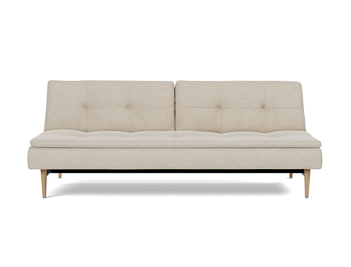Canapea extensibila Dublexo Styletto Light Wood 115x210cm, tesatura la alegere