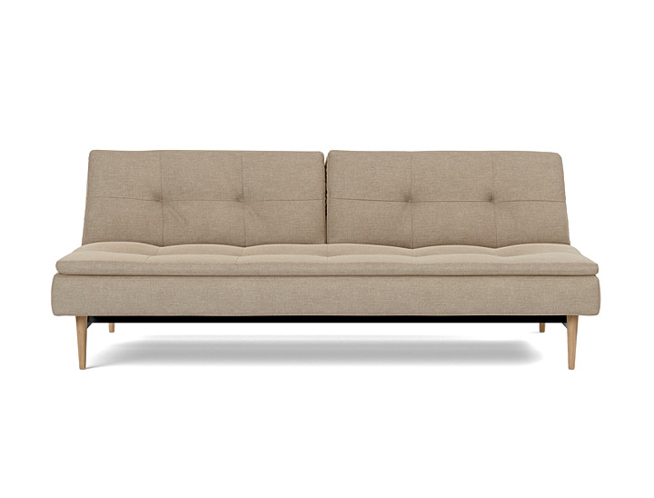 Canapea extensibila Dublexo Styletto Light Wood 115x210cm, tesatura la alegere