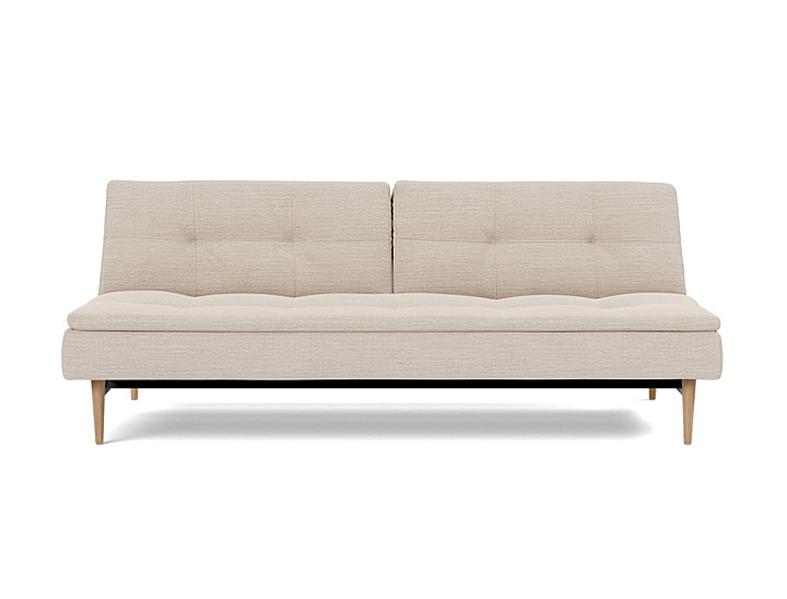 Canapea extensibila Dublexo Styletto Light Wood 115x210cm, tesatura la alegere