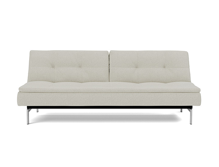Canapea extensibila Dublexo Chrome Mixed Dance Natural 115x210cm