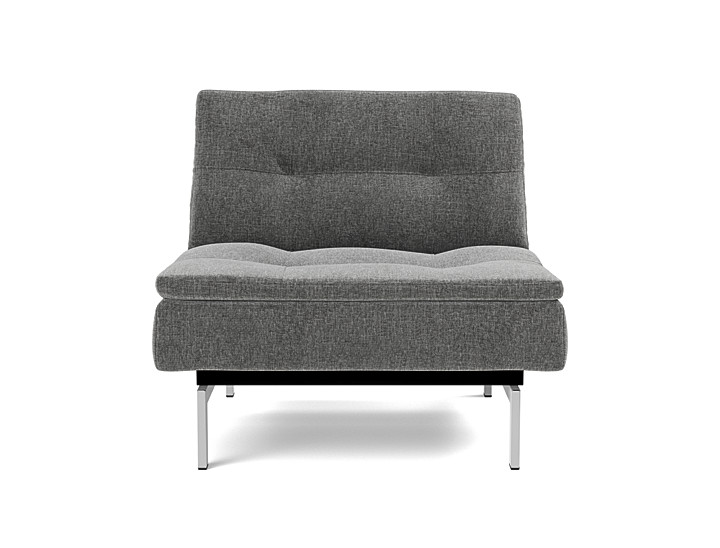 Fotoliu recliner Dublexo Chrome Twist Charcoal 115x90cm