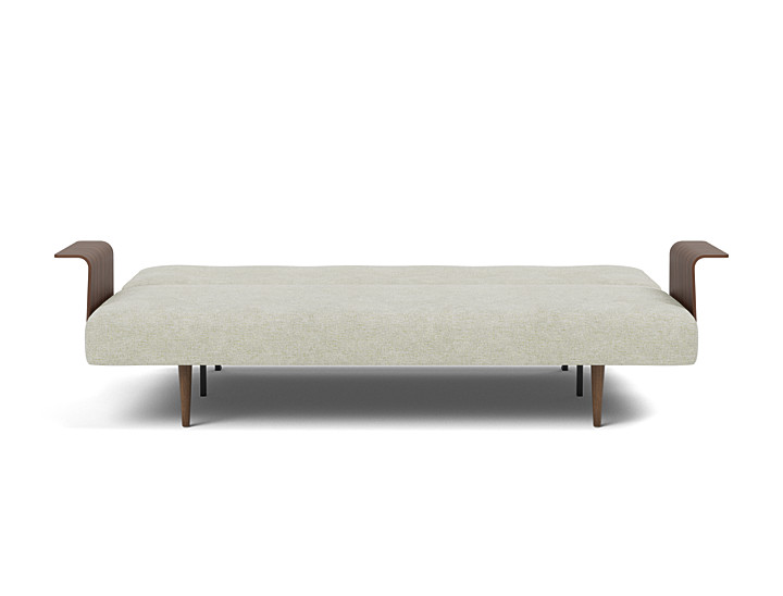 Canapea extensibila cu brate Recast Dark Styletto 140x200 cm, tesatura la alegere