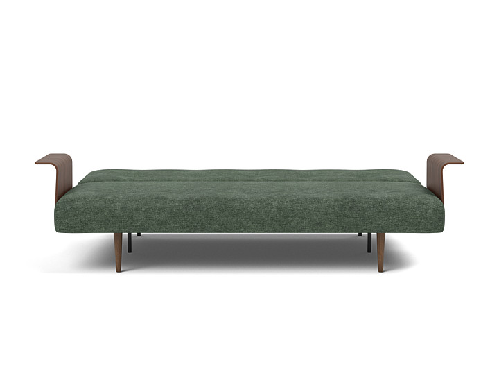 Canapea extensibila cu brate Recast Dark Styletto 140x200 cm, tesatura la alegere