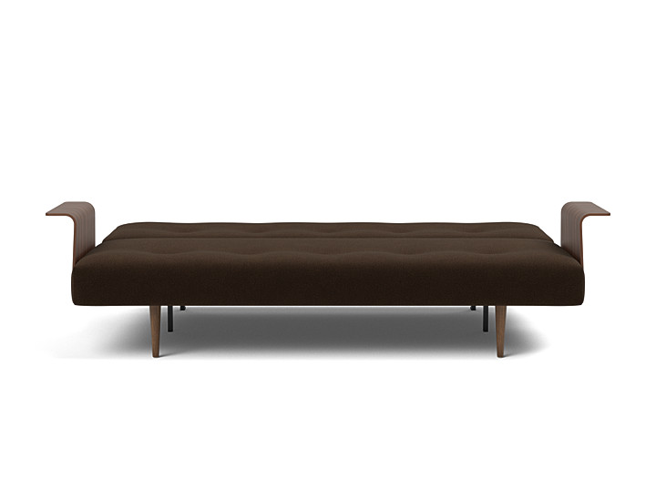 Canapea extensibila cu brate Recast Dark Styletto 140x200 cm, tesatura la alegere