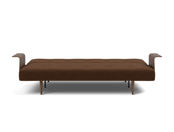 Canapea extensibila cu brate Recast Dark Styletto 140x200 cm, tesatura la alegere