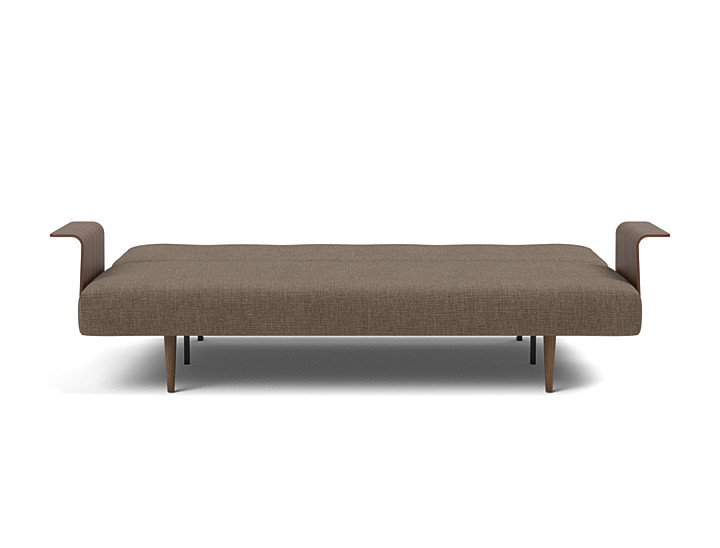 Canapea extensibila cu brate Recast Dark Styletto 140x200 cm, tesatura la alegere