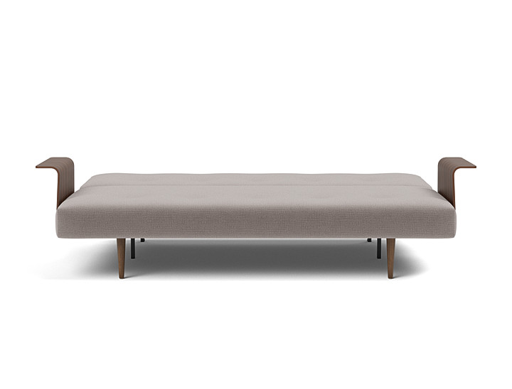 Canapea extensibila cu brate Recast Dark Styletto 140x200 cm, tesatura la alegere