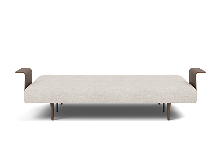 Canapea extensibila cu brate Recast Dark Styletto 140x200 cm, tesatura la alegere