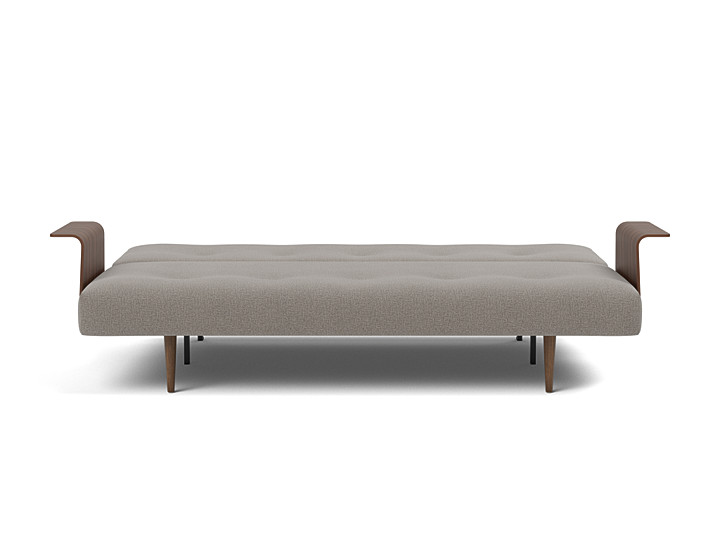 Canapea extensibila cu brate Recast Dark Styletto 140x200 cm, tesatura la alegere