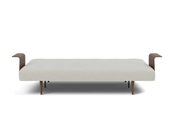 Canapea extensibila cu brate Recast Dark Styletto 140x200 cm, tesatura la alegere