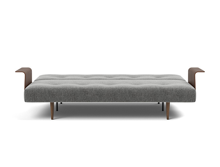 Canapea extensibila cu brate Recast Dark Styletto 140x200 cm, tesatura la alegere