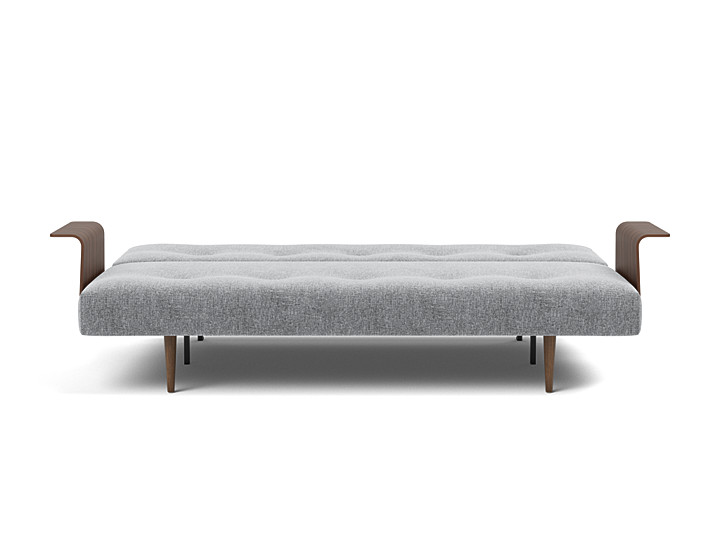 Canapea extensibila cu brate Recast Dark Styletto 140x200 cm, tesatura la alegere