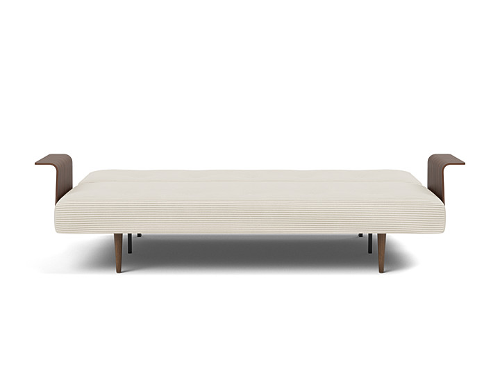 Canapea extensibila cu brate Recast Dark Styletto 140x200 cm, tesatura la alegere