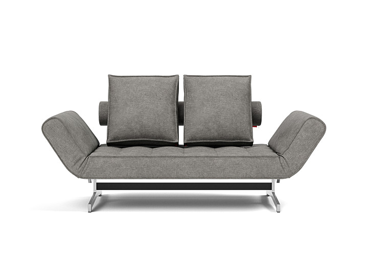 Canapea extensibila Ghia Chrome 80x210 cm, tesatura la alegere