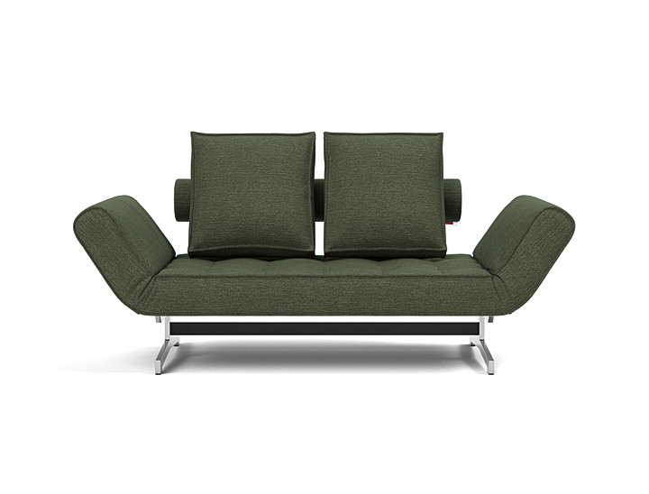 Canapea extensibila Ghia Chrome 80x210 cm, tesatura la alegere