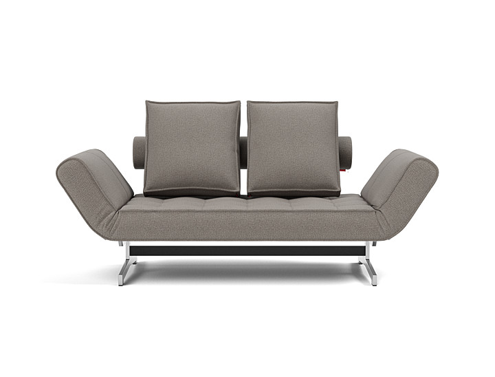 Canapea extensibila Ghia Chrome 80x210 cm, tesatura la alegere
