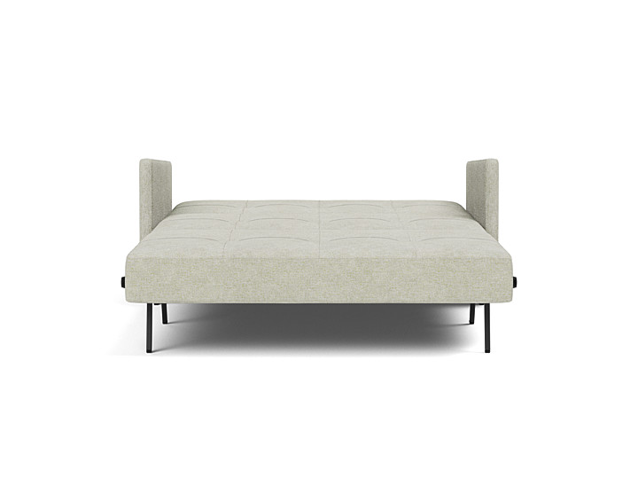 Canapea extensibila cu cotiere Cubed 140x200cm, tesatura la alegere