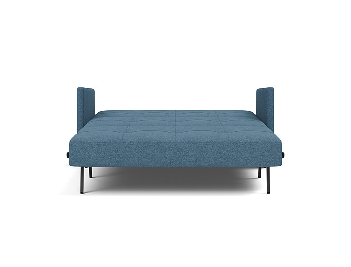 Canapea extensibila cu cotiere Cubed 140x200cm, tesatura la alegere