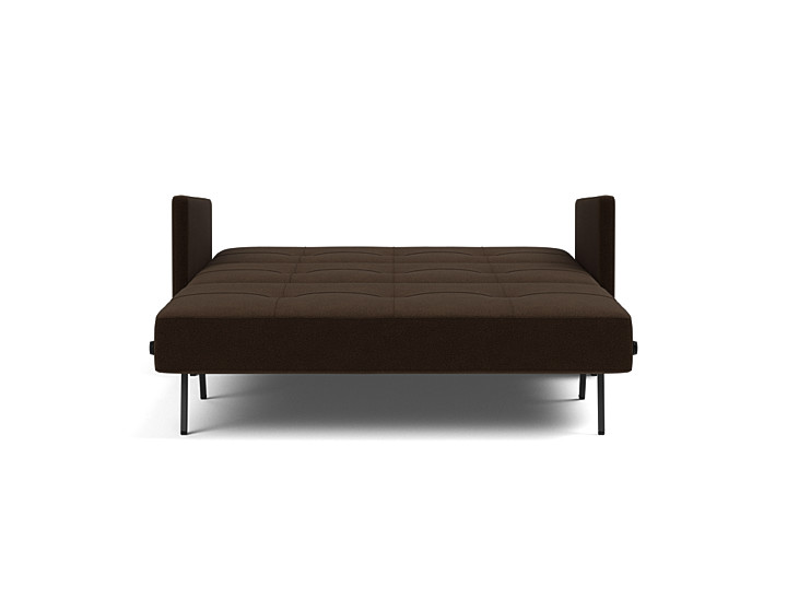 Canapea extensibila cu cotiere Cubed 140x200cm, tesatura la alegere