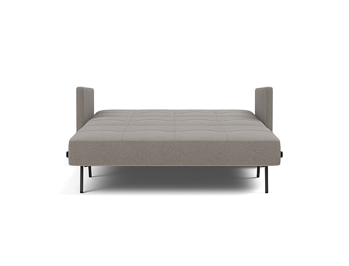 Canapea extensibila cu cotiere Cubed 140x200cm, tesatura la alegere
