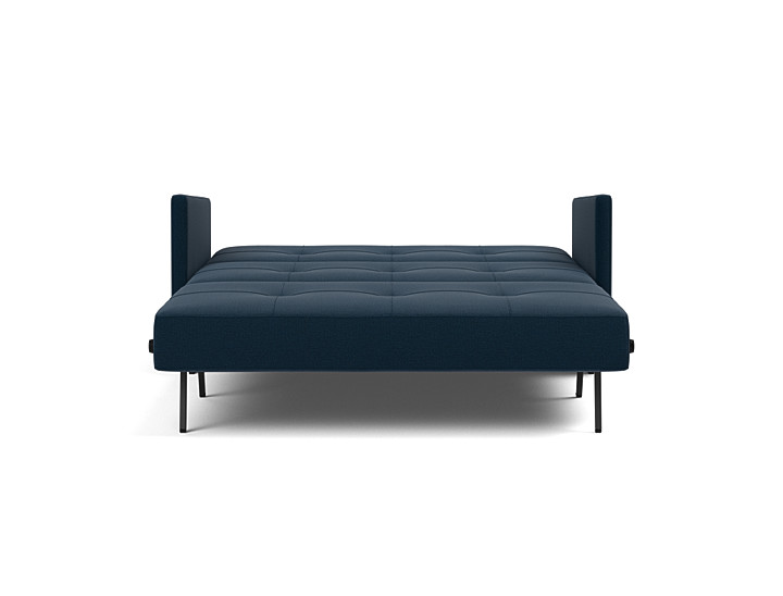 Canapea extensibila cu cotiere Cubed 02 Mixed Dance Blue 140x200cm