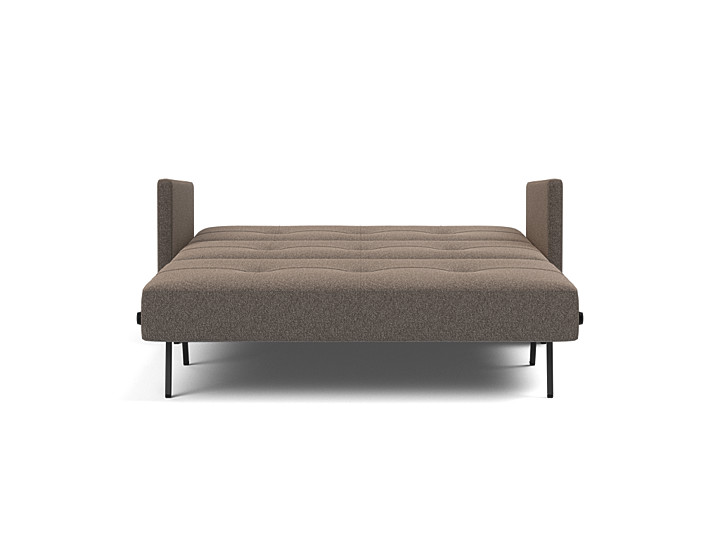 Canapea extensibila cu cotiere Cubed 140x200cm, tesatura la alegere