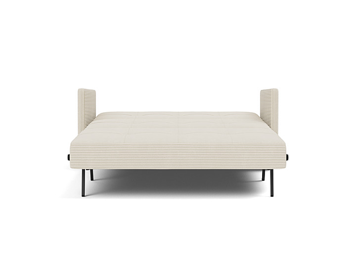 Canapea extensibila cu cotiere Cubed 140x200cm, tesatura la alegere