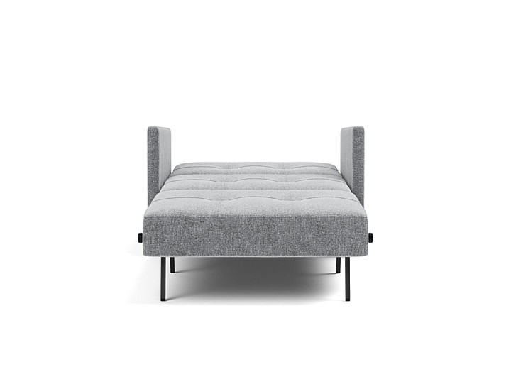 Fotoliu pat cu cotiere Cubed 02 Twist Granite 90x200cm