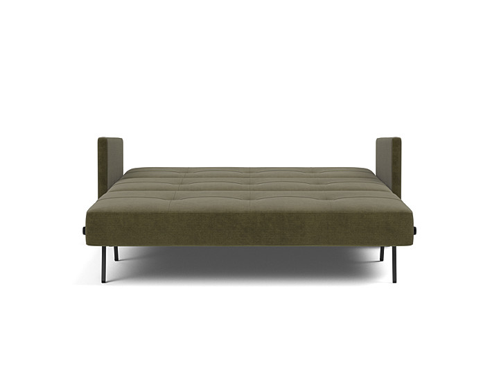 Canapea extensibila cu cotiere Cubed 02 160x200cm, tesatura la alegere
