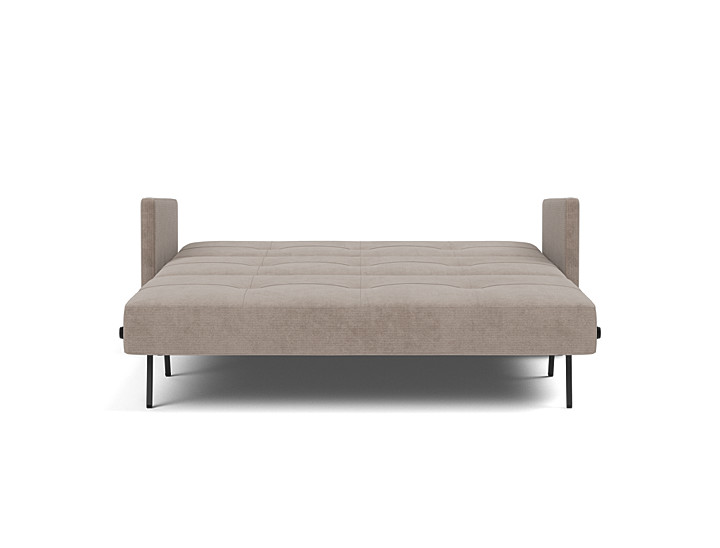 Canapea extensibila cu cotiere Cubed 02 160x200cm, tesatura la alegere